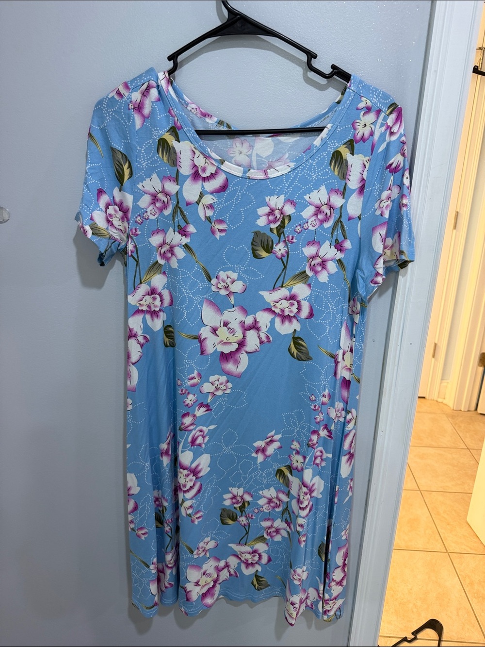 Blue Floral dress